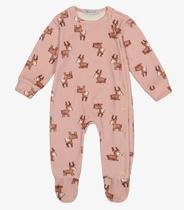 Macacão Menina Em Fleece Estampado Trick Nick Rosa