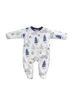 Macacão Menino Estampado Anjos Baby Macacão Menino Estampado Anjos Baby