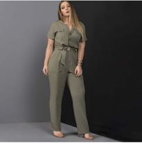 Macacão Militar com Bolso Tamanho M