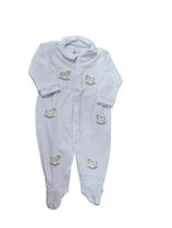 Macacão mini bear branco c botão est cavalinho (rn/p/m)