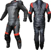 Macacão Motociclista X11 Couro 2 Peças Speed 2 Motoqueiro