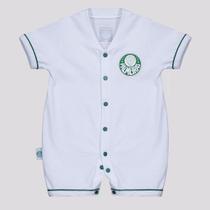 Macacão Palmeiras Curto Branco Macacão Palmeiras Curto Branco