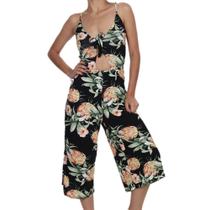 Macacão Pantacourt Riu Kiu - Preto