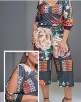 Macacão pantacurt plus side