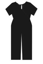 Macacão Pantalona Feminino Plus Size Secret Glam Macacão Pantalona Feminino Plus Size Secret Glam