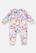 Macacão para Bebê Menina em Suedine Essentials Up Baby