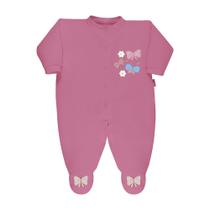 Macacão Para Bebê Recém-Nascido Butterfly -Batistela Baby Macacão Para Bebê Recém-Nascido Butterfly -Batistela Baby