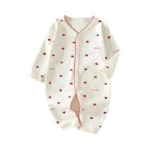 Macacão Para Bebês Meninos E Meninas, 100% Algodão, Manga Longa, 0-24 Meses, Cor Sólida, Roupas De