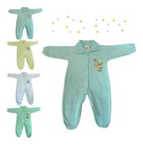 Macacao Para Recem Nascido Rn Kit Com 5 Pçs Qualidade Top Macacao Para Recem Nascido Rn Kit Com 5 Pçs Qualidade Top