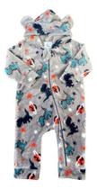 Macacão Pelúcia Fleece Bebe Infantil Zíper Quentinho P/ Frio