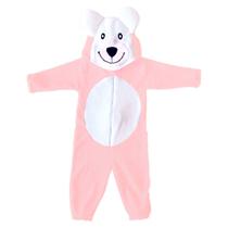Macacão Pijama Bebê Plush Tamanho 1 ao 3 Urso Hannys Baby Macacão Pijama Bebê Plush Tamanho 1 ao 3 Urso Hannys Baby