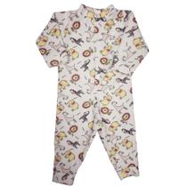 Macacão Pijama de Bebê em Plush Inverno Menino Menina