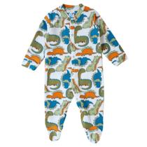 Macacão Pijama em Soft Bebê Menino Tip Top Dinossauro