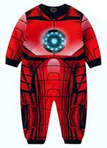 Macacão Pijama Homem de Ferro infantil Herois Tip Top - Alemark