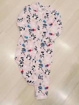 Macacão pijama infantil com ziper