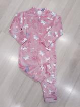 Macacão pijama infantil com ziper