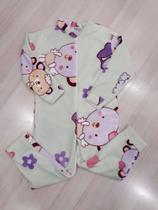 Macacão pijama infantil com ziper