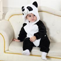 Macacão Pijama Infantil de Bebê Frio Inverno Fantasia Urso Ursinho Panda Pandinha