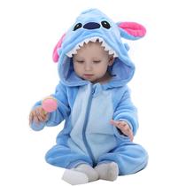 Macacão Pijama Infantil de Bebê Frio Inverno Fantasia Urso Ursinho Stitch Macacão Pijama Infantil de Bebê Frio Inverno Fantasia Urso Ursinho Stitch