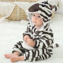 Macacão Pijama Infantil de Bebê Frio Inverno Fantasia Urso Ursinho Zebra Listrado Macacão Pijama Infantil de Bebê Frio Inverno Fantasia Urso Ursinho Zebra Listrado