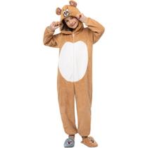 Macacão Pijama Infantil Tom E Jerry Veggi Quente Quentinho Inverno Manga Longa Peludinho Macacão Pijama Infantil Tom E Jerry Veggi Quente Quentinho Inverno Manga Longa Peludinho
