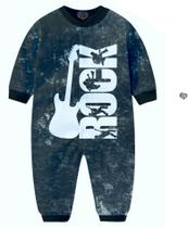 Macacão Pijama Rock Guitarra Moto infantil Tip Top est1