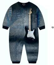 Macacão Pijama Rock Guitarra Moto infantil Tip Top
