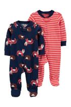 Macacão Pijama Zíper Carter's Original Bebê RN 3m 6m 9m - Carters