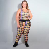 Macacão Plus Size Feminino Estampado