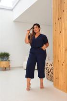 MACACÃO PLUS SIZE PANTACOUR - Conjunto de Blusa e Shorts