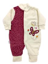 Macacão Plush Bebê Bordado Infantil Macacão Plush Bebê Bordado Infantil