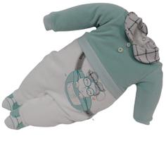 Macacão Plush Buckle Luxo Bebê Menina Le Bhua Paraiso 13361