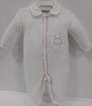Macacão Plush Luxo Inverno Bebê Menina Zafielo Enxoval 549 Macacão Plush Luxo Inverno Bebê Menina Zafielo Enxoval 549