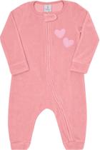 Macacão Plush Zíper com Pé REF:10887 - Kiko e Kika