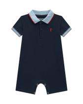 Macacão Polo bebê Menino Onda Marinha Verão 53003