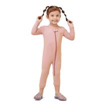 Macacão Praia Bebê e Infantil Proteção UV Rosê UV.LINE