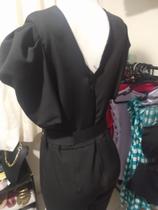 Macacão preto elegante