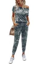 Macacão PRETTYGARDEN Ombro a Ombro Verde Camuflado 3XL