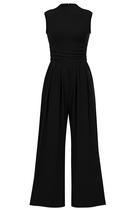 Macacão PRETTYGARDEN Sem Mangas com Gola Alta Preto XL Macacão PRETTYGARDEN Sem Mangas com Gola Alta Preto XL
