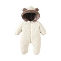 Macacão Quente De Inverno Para Bebês Com Forro De Pele, Roupa De Exterior Para Meninos E Meninas De Macacão Quente De Inverno Para Bebês Com Forro De Pele, Roupa De Exterior Para Meninos E Meninas De