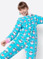 Macacão quentinho soft ovelha azul puket Macacão quentinho soft ovelha azul puket