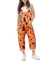 Macacão RAISEVERN para meninas sem mangas de Halloween de 9 a 10 anos