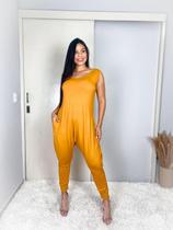 Macacão Regata com Bolso - Confortavél