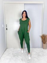 Macacão Regata com Bolso - Confortavél