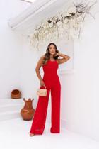 Macacão Rendado Feminino Revanche Valledupar VERMELHO