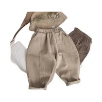 Macacão Retro De Algodão Para Bebê Menino E Menina, Calças Casuais Largas Para Crianças