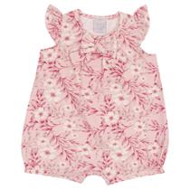 Macacao Rosa Bebê Pulla Bulla Menina - 53207-1123