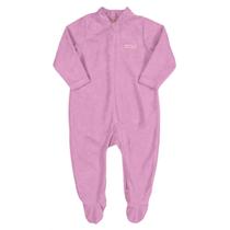 Macacão rosa com textura de toalha up baby Macacão rosa com textura de toalha up baby