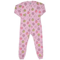 Macacão Rosa - Infantil - Moletinho
