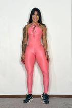 Macacão Rosa Whonder com Zero Transparência Macacão Rosa Whonder com Zero Transparência